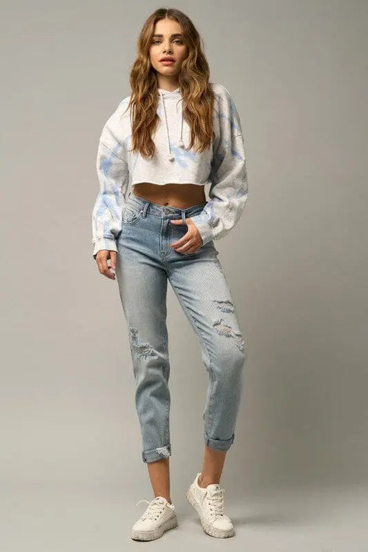 STRETCH PREMIUM GIRLFRIEND JEANS Insane Gene MEDIUM 0