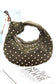 Studded Top Knotted Handle Soft Clutch Artini Accessories Olive/Gold O/S 