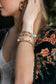 Sweet Pastel Studded Beads Layered Bracelet Leto Accessories 