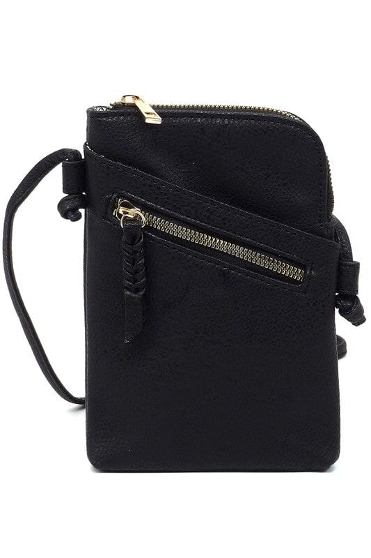 Today Is Easy Mini Crossbody Bag convertible crossbody Poet Street Boutique BLACK one 