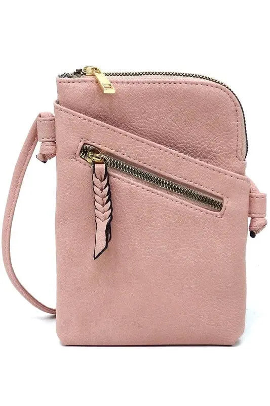 Today Is Easy Mini Crossbody Bag convertible crossbody Poet Street Boutique BLUSH one