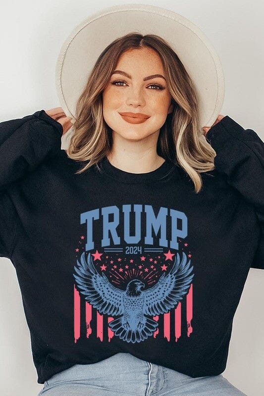 Trump Eagle 2024 Graphic Sweatshirt Trump sweatshirt Poet Street Boutique 