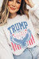 Trump Eagle 2024 Graphic Sweatshirt Trump sweatshirt Poet Street Boutique ASH S 