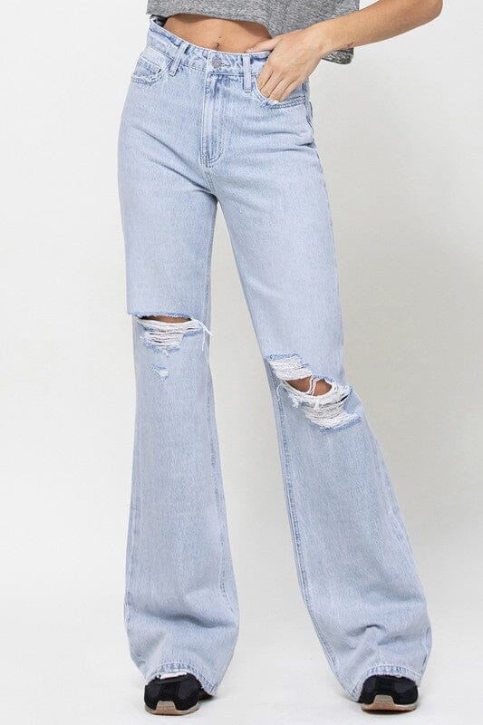 Vervet 90’s Vintage Flare Jeans vintage style jeans VERVET by Flying Monkey 