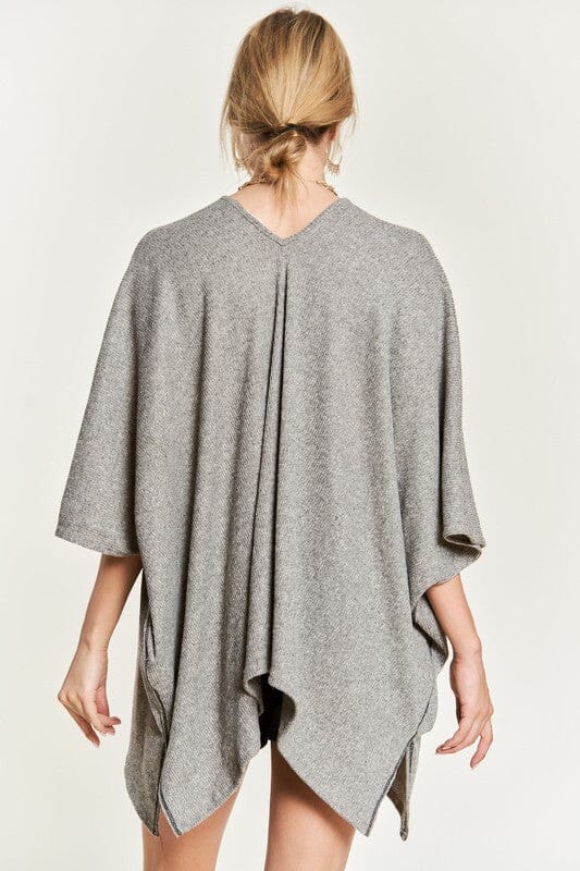 VNECK PONCHO TOP Jade By Jane 