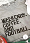 Weekends & Football Graphic Tee graphic tee Poet Street Boutique 