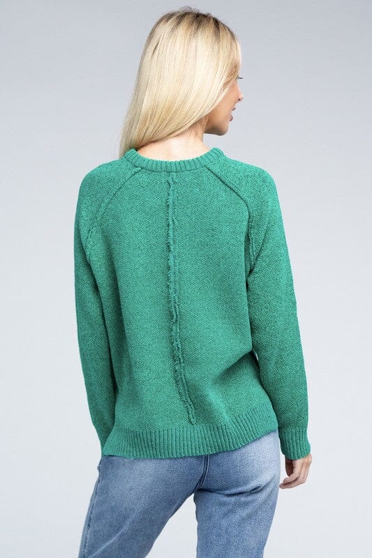 Zenana Raglan Chenille Sweater Raglan chenile sweater ZENANA 