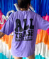 All Trash No Trailer Comfort Colors Tee graphic tee Poet Street Boutique S PERFECT PURPLE 
