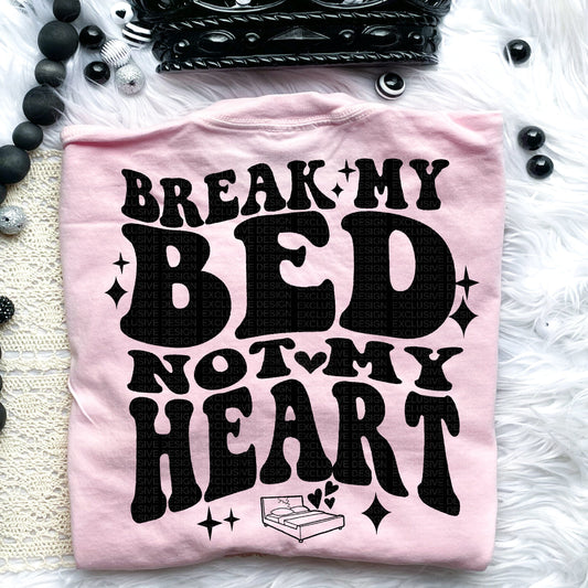 Break My Bed Comfort Colors T-Shirt graphics tee Relentless Threads Apparel Co. S ROSE 