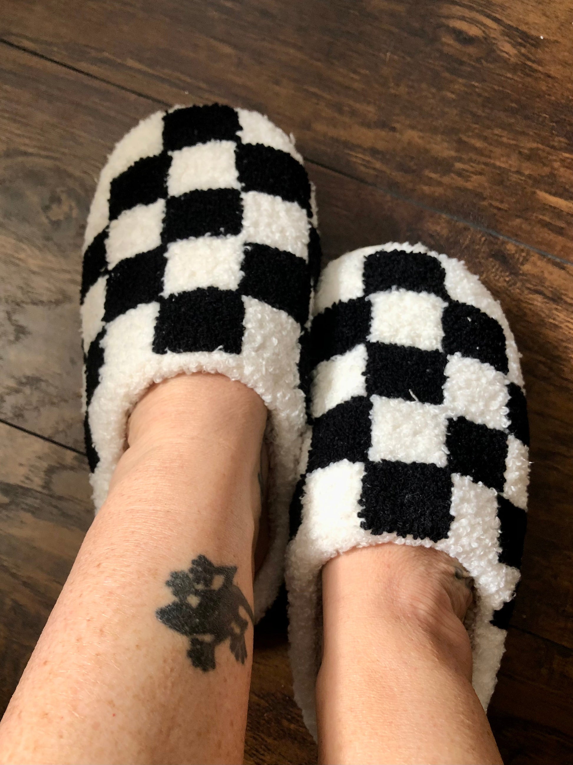 Checked Out Slippers Poet Street Boutique 