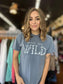 Leave Her Wild Tee graphic t-shirt Poet Street Boutique 