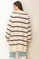 Made for Style Oversized Striped Sweater Cardigan cardigan sweater HYFVE 