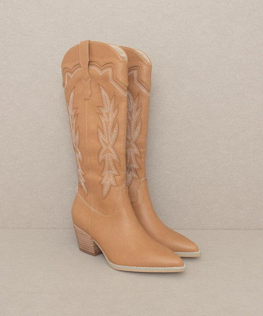 Oasis Society Ainsley - Embroidered Cowboy Boot KKE Originals 