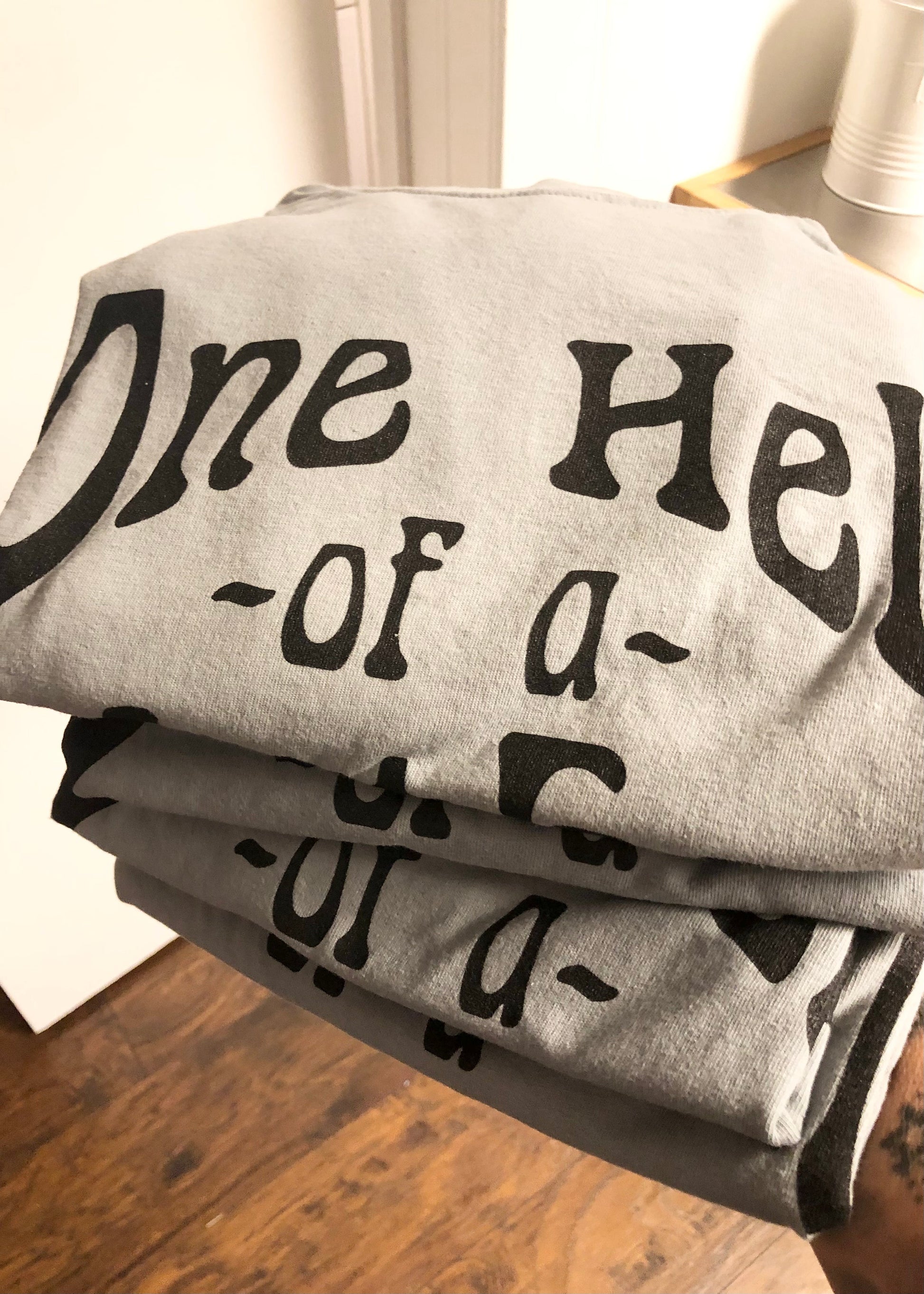 One Hell Of A Mother Comfort Colors Tee graphic tee Poet Street Boutique 