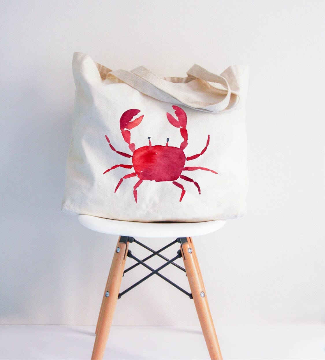 Summer Crab XL Tote xl tote Poet Street Boutique 