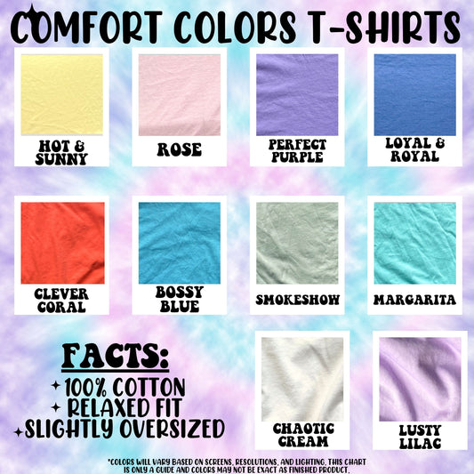 Tacos Instead of Emotions Comfort Colors T-Shirt graphic t-shirt Shop Resilience Boutique 