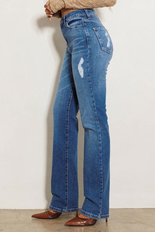 Miu Miu Straight-leg 5 Pockets Jeans