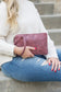 Weekday Wristlet Mini Clutch mini clutch Aili's Corner Plum OneSize 