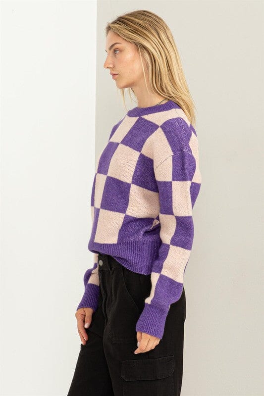 Weekend Chills Checkered Sweater sweater Double Zero 